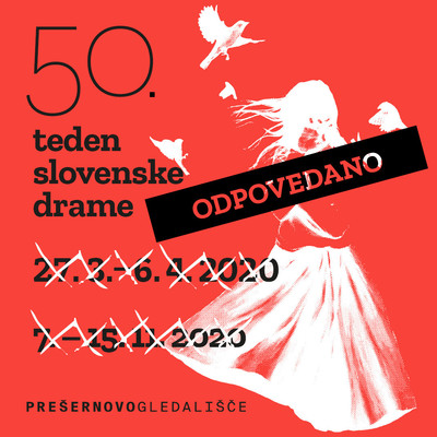 Osrednji del festivala 50. Teden slovenske drame odpovedan